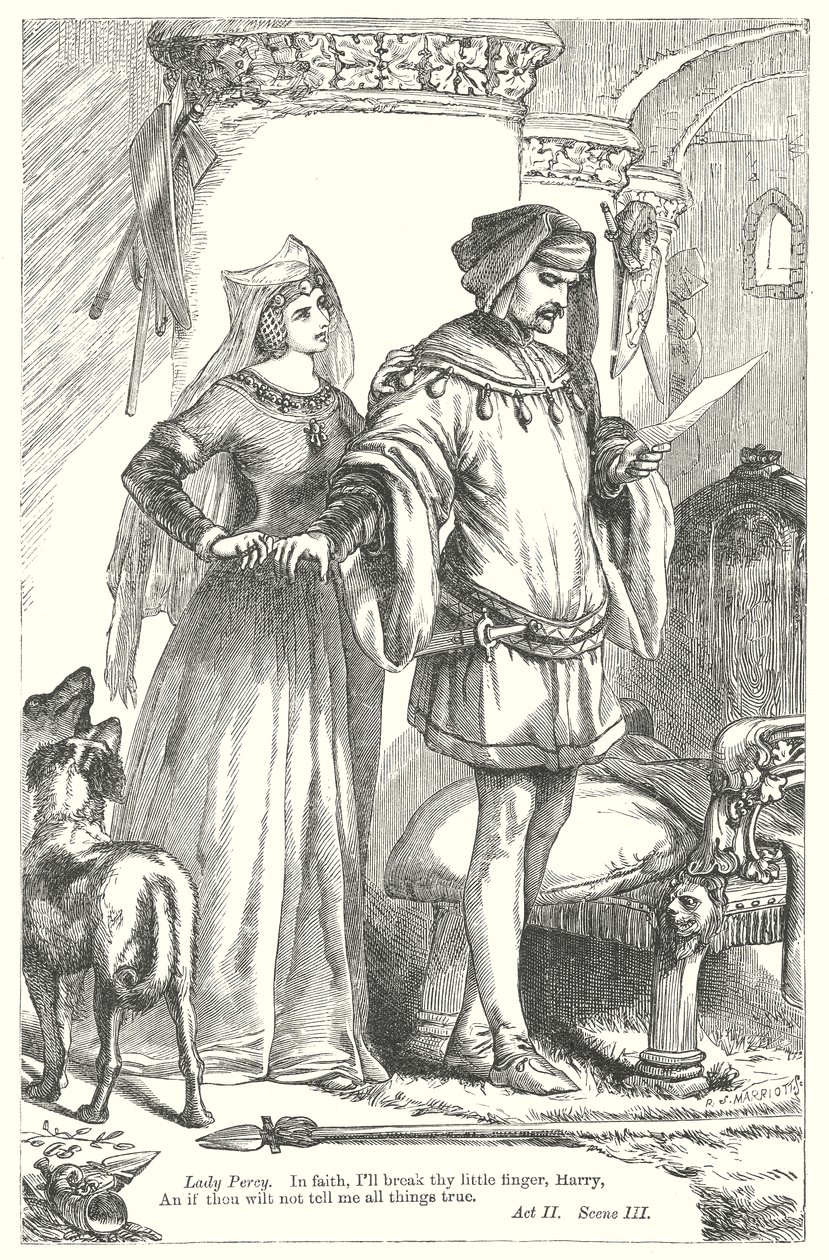 Kral 4. Henry Bölüm I (gravür) by Henry Courtney (after) Selous