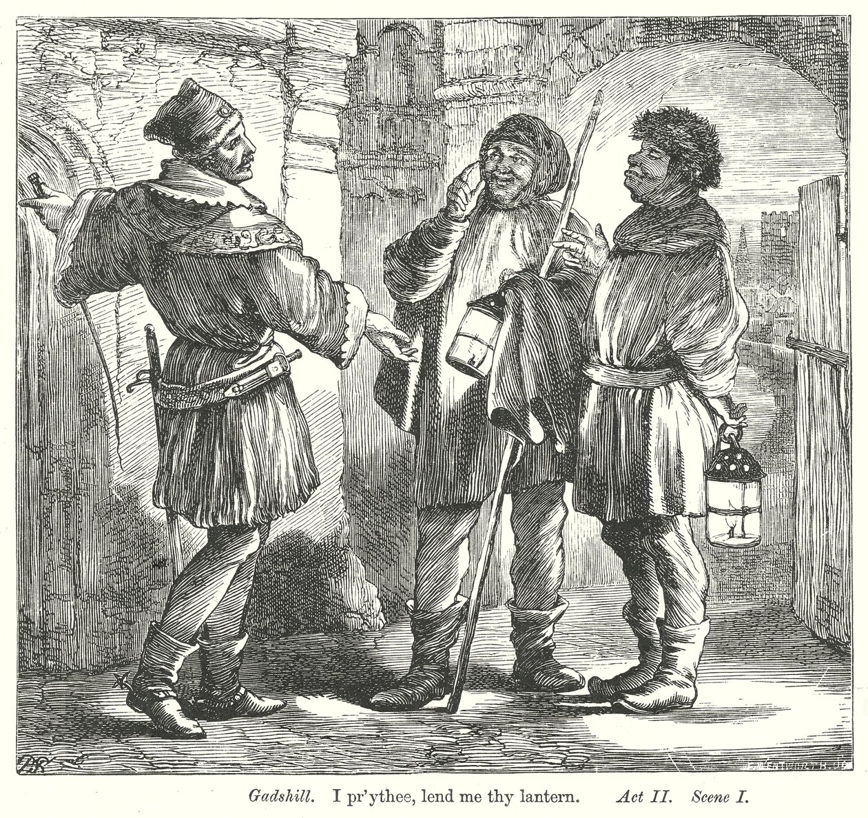 Kral 4. Henry Bölüm I (gravür) by Henry Courtney (after) Selous
