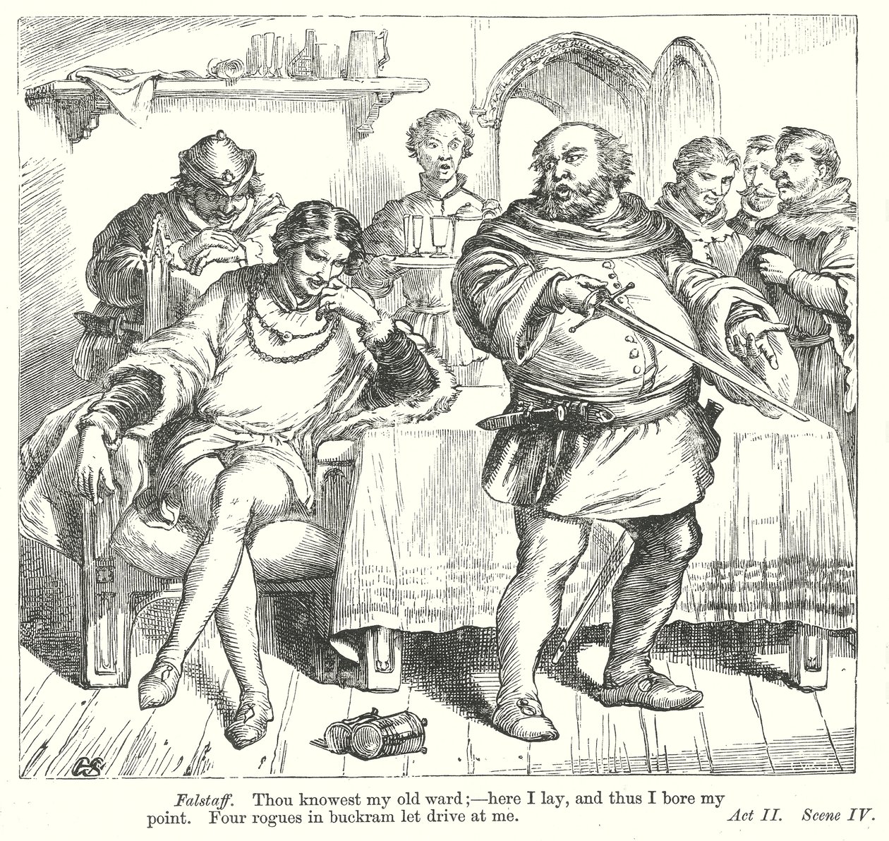 Kral Henry Bölüm I (gravür) by Henry Courtney (after) Selous