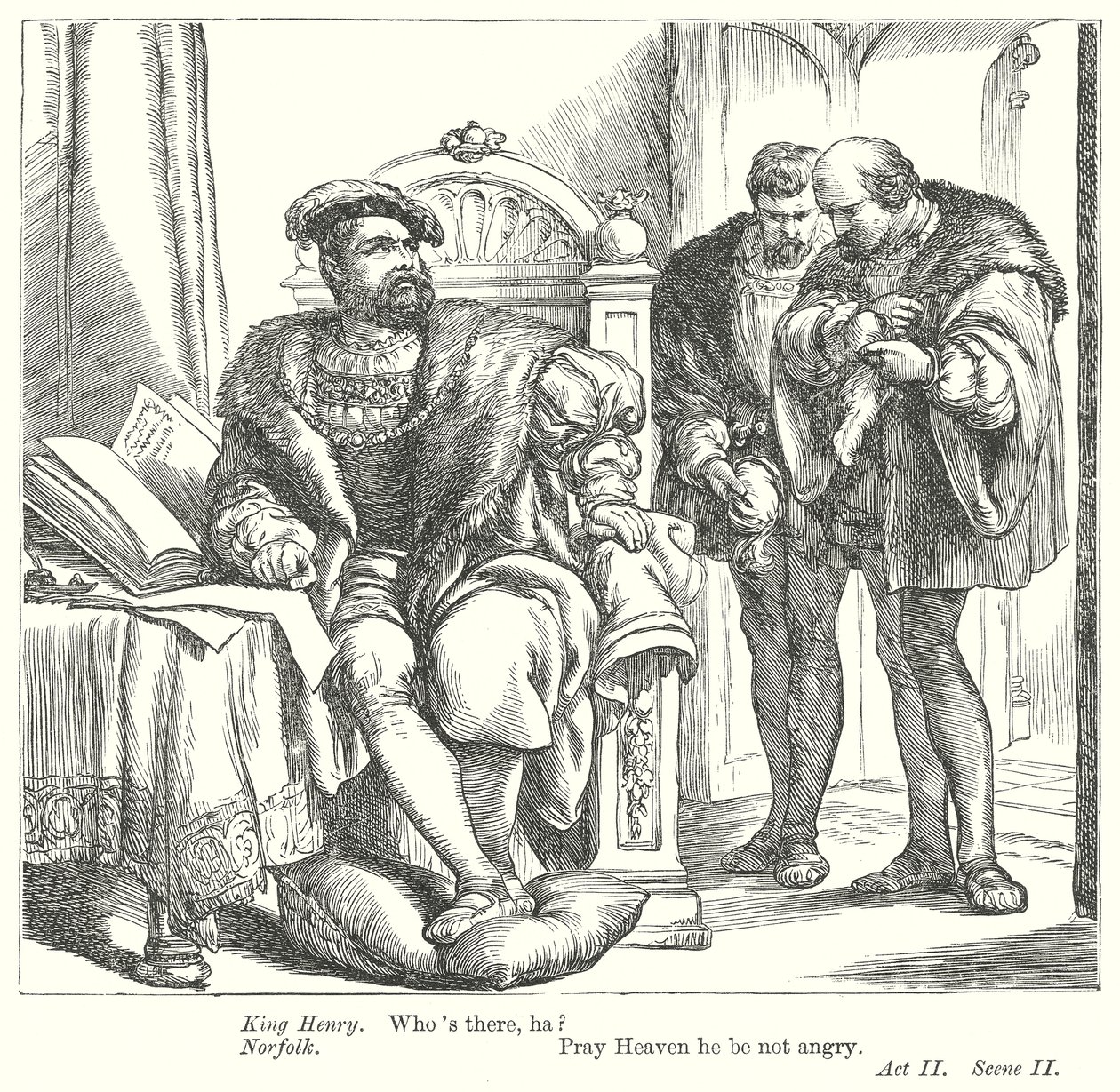 Kral VIII Henry (gravür) by Henry Courtney (after) Selous