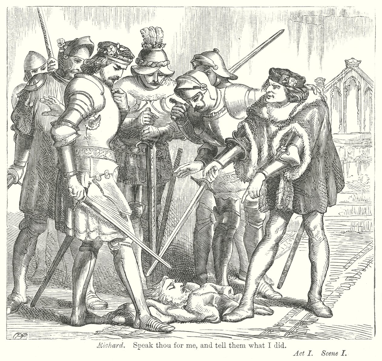 Kral 6. Henry Bölüm III (gravür) by Henry Courtney (after) Selous