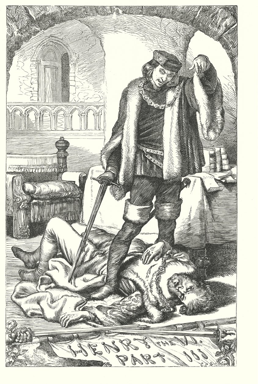 Kral 6. Henry Bölüm III (gravür) by Henry Courtney (after) Selous