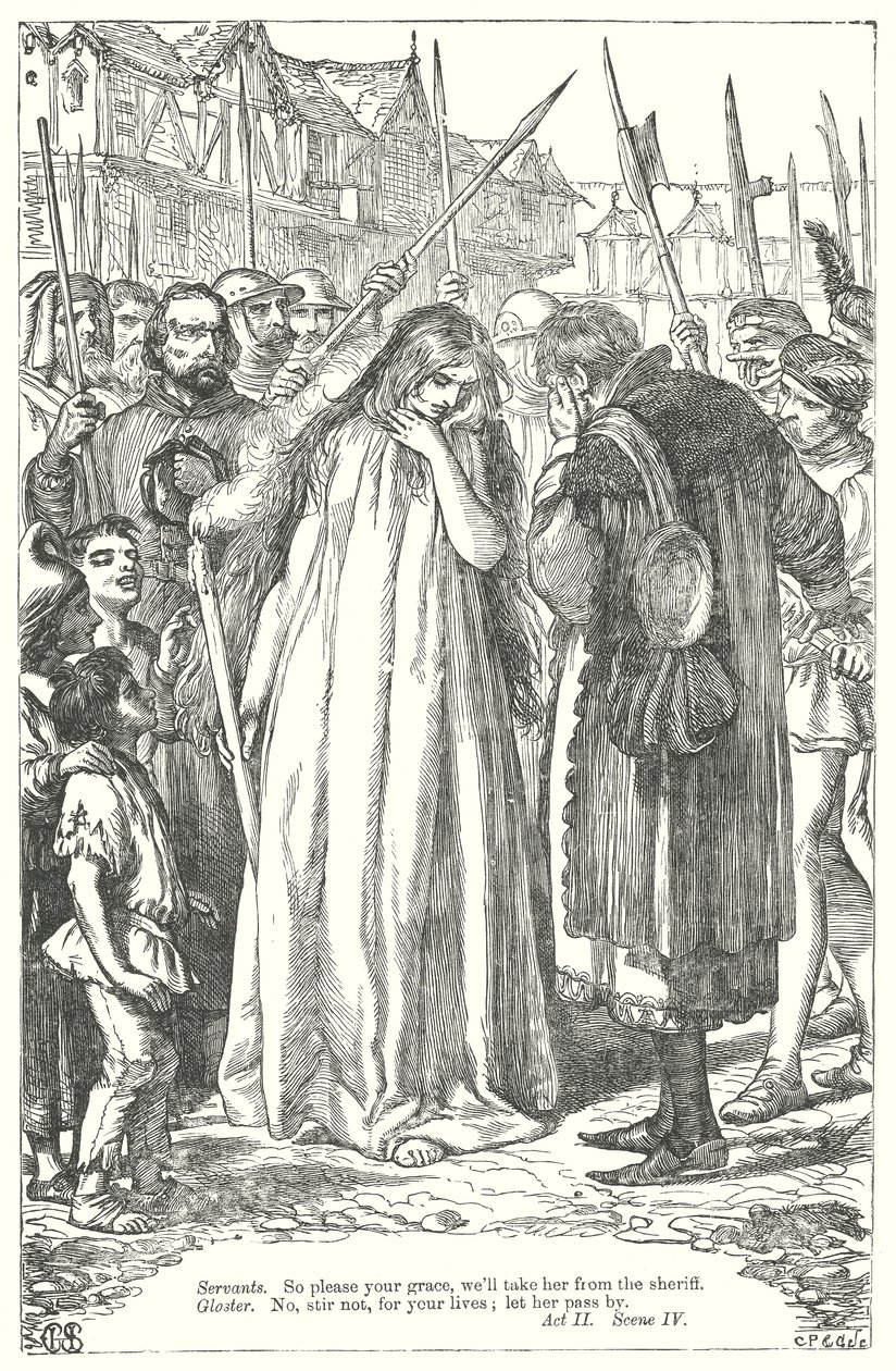 Kral 6. Henry Bölüm II (gravür) by Henry Courtney (after) Selous