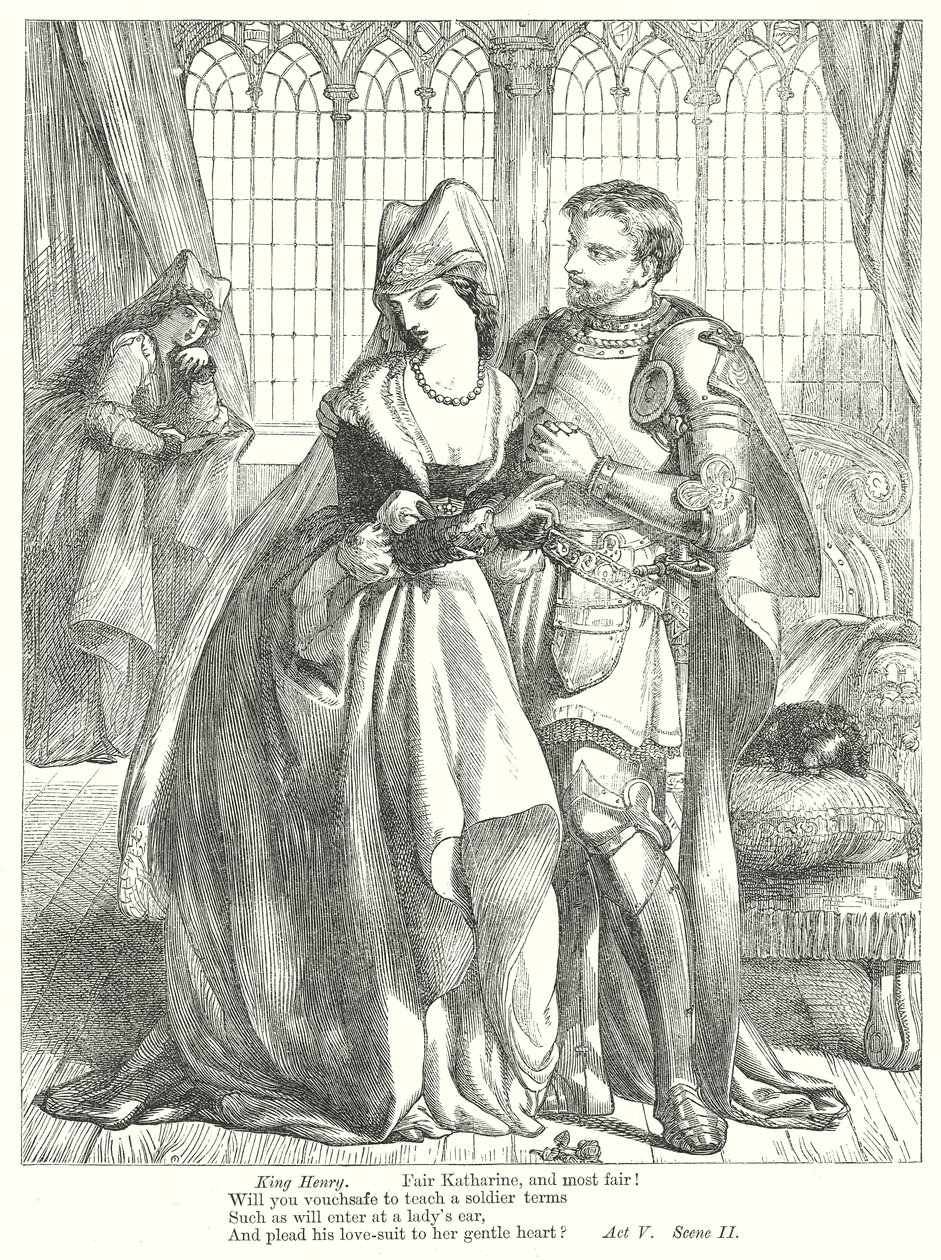 Kral V. Henry (gravür) by Henry Courtney (after) Selous