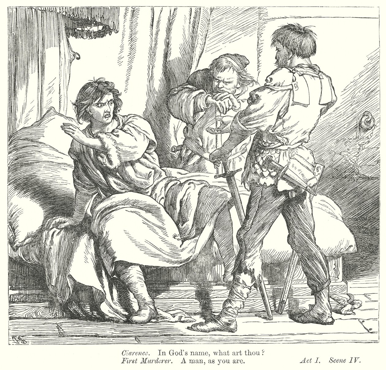 Kral 3. Richard (gravür) by Henry Courtney (after) Selous
