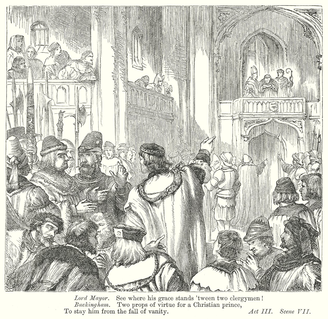 Kral 3. Richard (gravür) by Henry Courtney (after) Selous