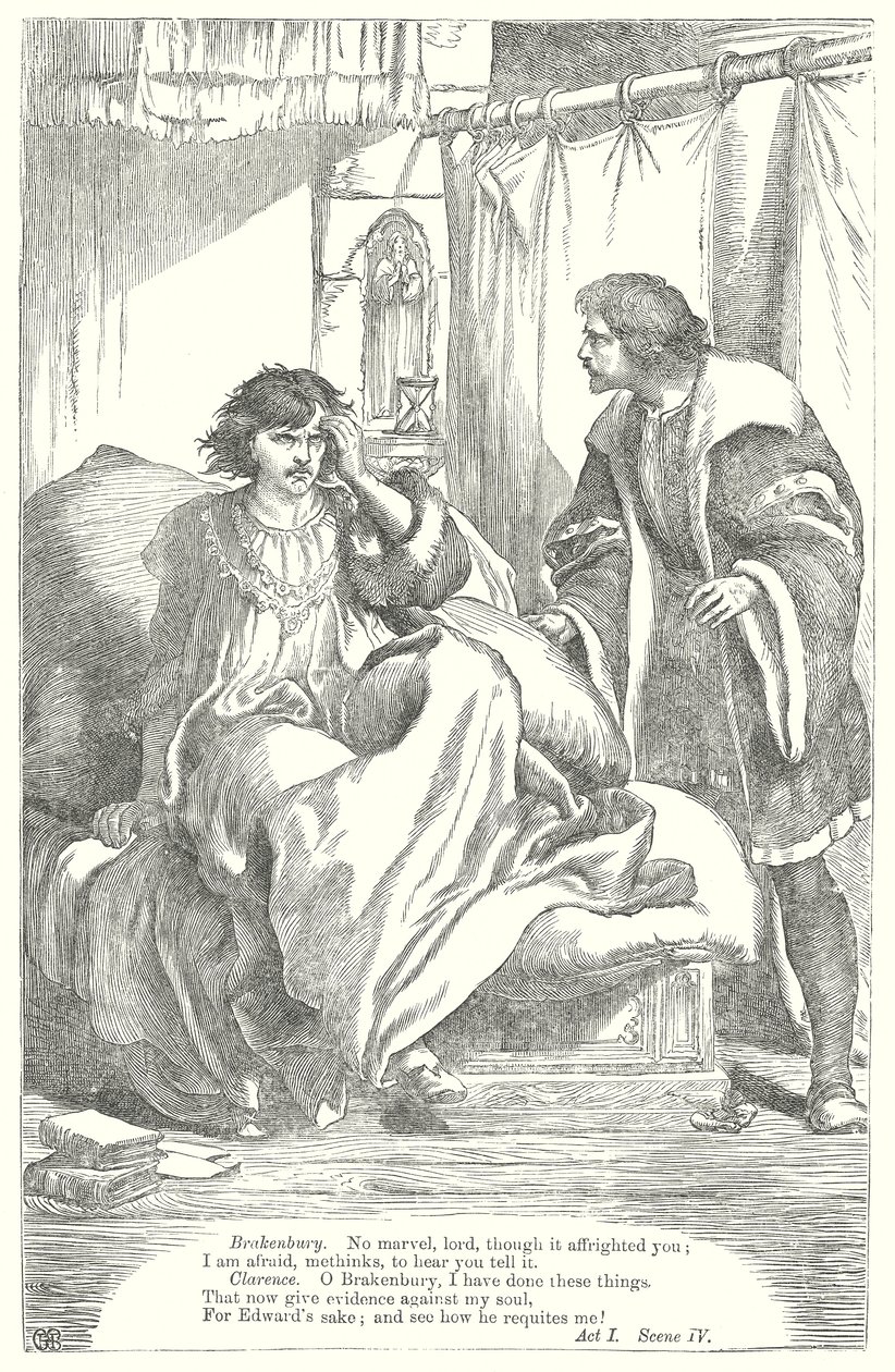 Kral 3. Richard (gravür) by Henry Courtney (after) Selous