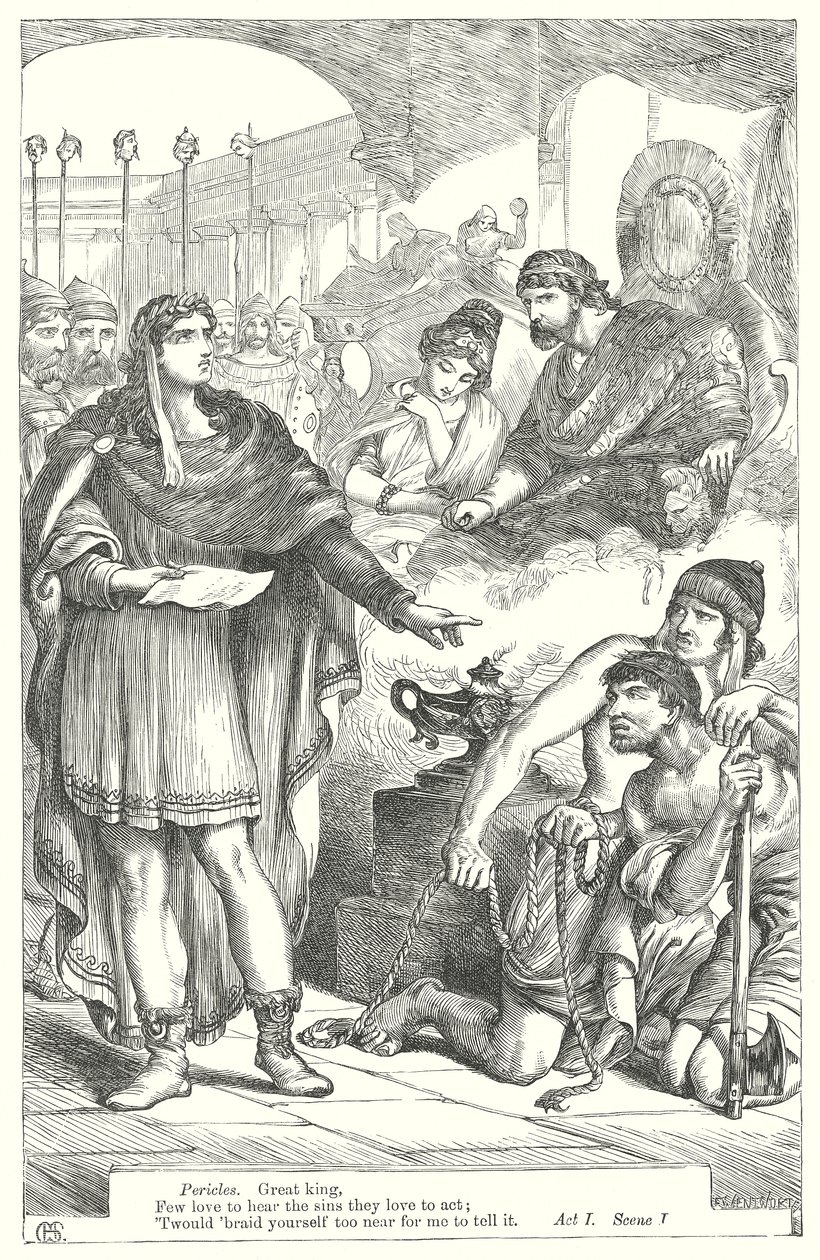 Perikles (gravür) by Henry Courtney (after) Selous
