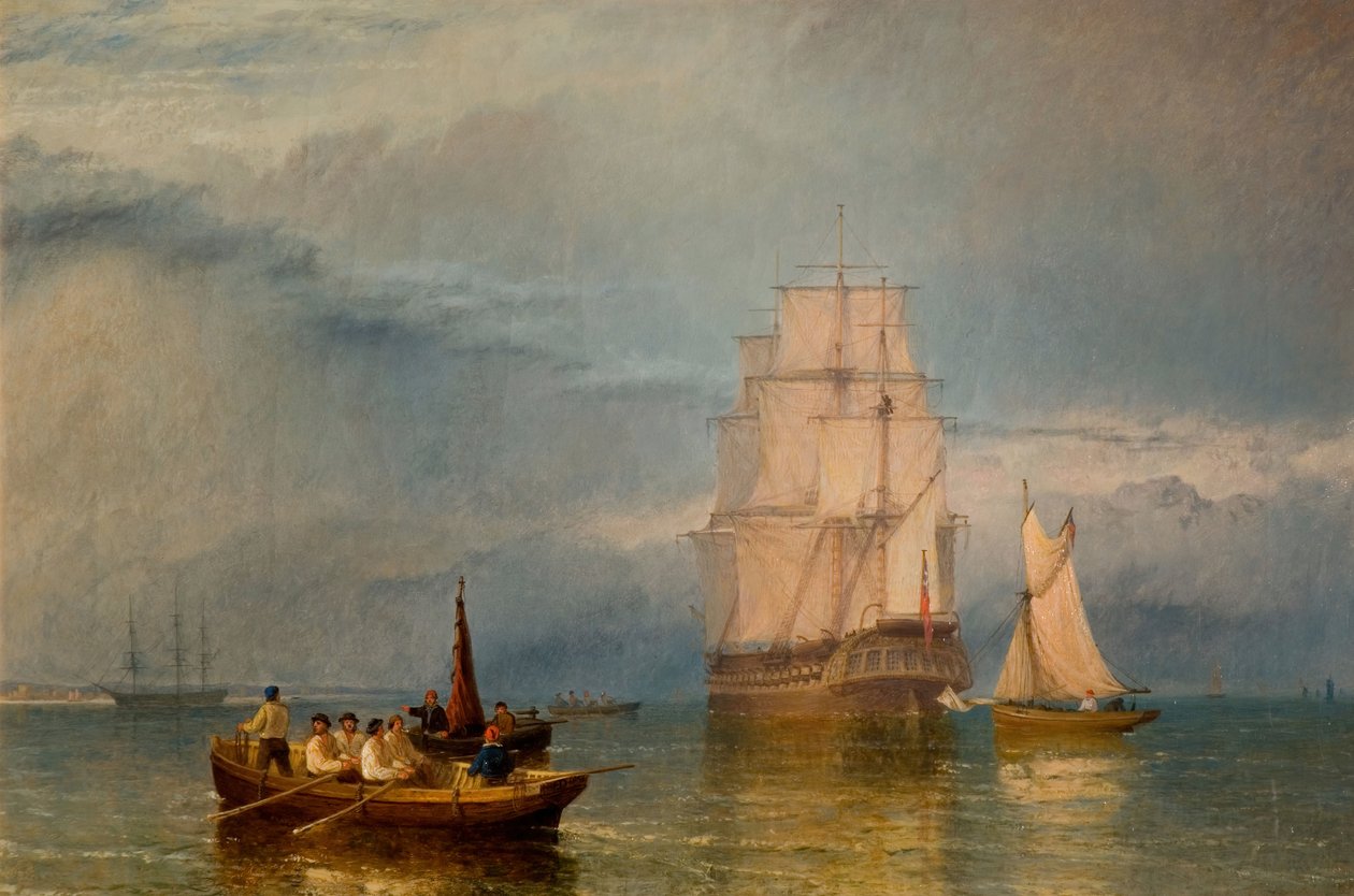 Limanda - Bir Sakin, 1856. by Henry Dawson