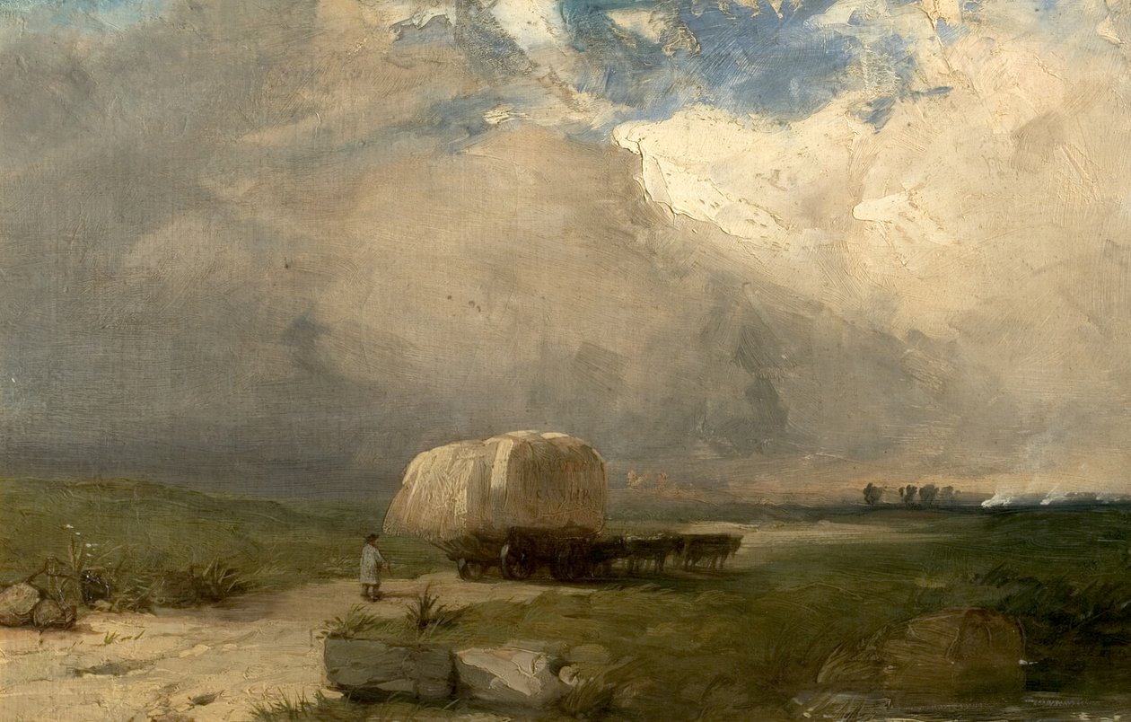 Taşıyıcının Vagonu, c.1845 by Henry Dawson