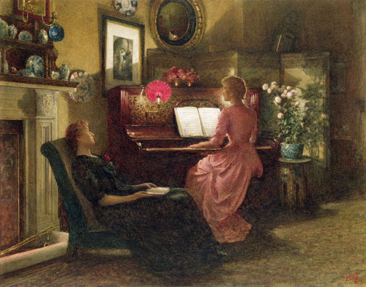 Güzel Evim, 1887 (wc) by Henry Dunkin Shepard