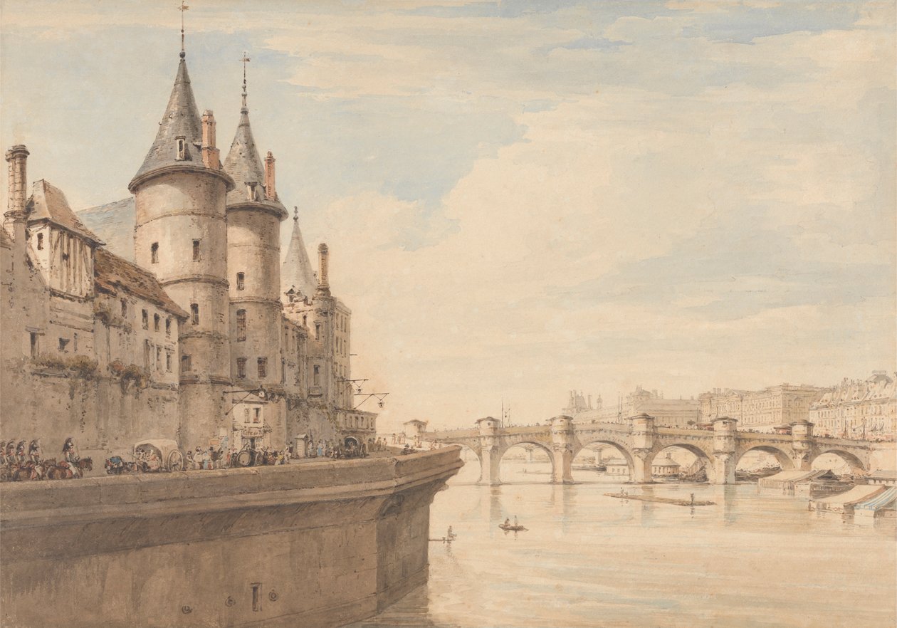Conciergerie, Paris by Henry Edridge