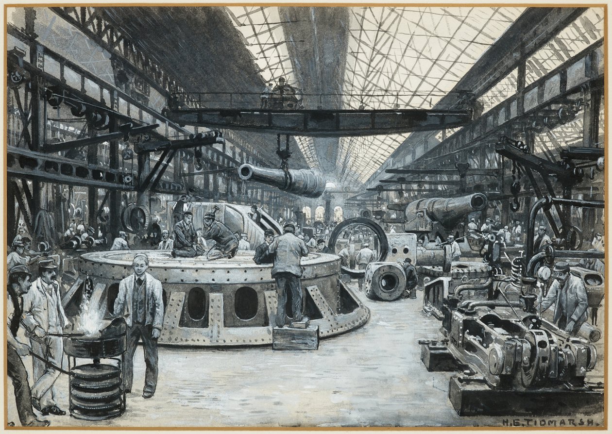 Sir Joseph Whitworth and Co.'s Fitting Shop'taki Bay by Henry Edward Tidmarsh