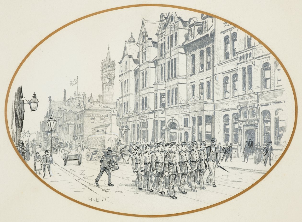 Boy's Refuge, Strangeways (kalem, mürekkep by Henry Edward Tidmarsh