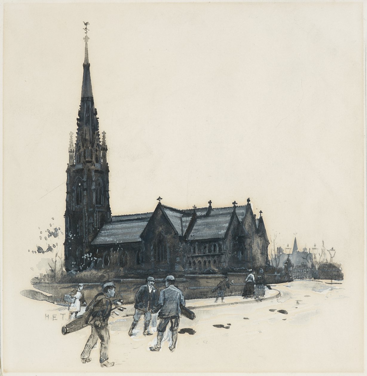 Broughton Park Cemaat Şapeli by Henry Edward Tidmarsh