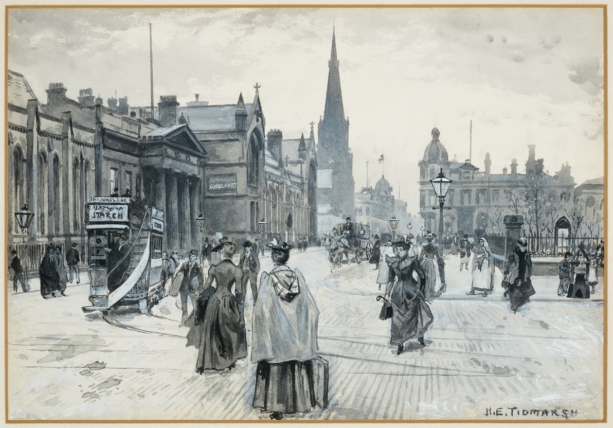 Chorlton Belediye Binası, Sanat Okulu, Cavendish Sokak Şapeli by Henry Edward Tidmarsh