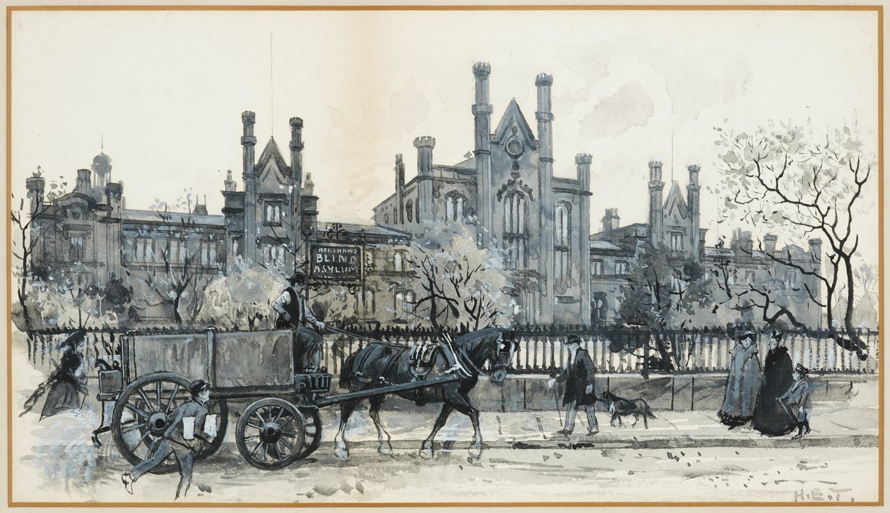 Henshaw'ın Körler İltica ve Sağır ve Dilsiz Okulları. Eski Trafford by Henry Edward Tidmarsh