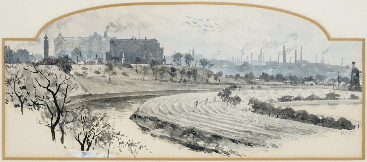 Crescent'ten Peel Park ve Pendleton by Henry Edward Tidmarsh