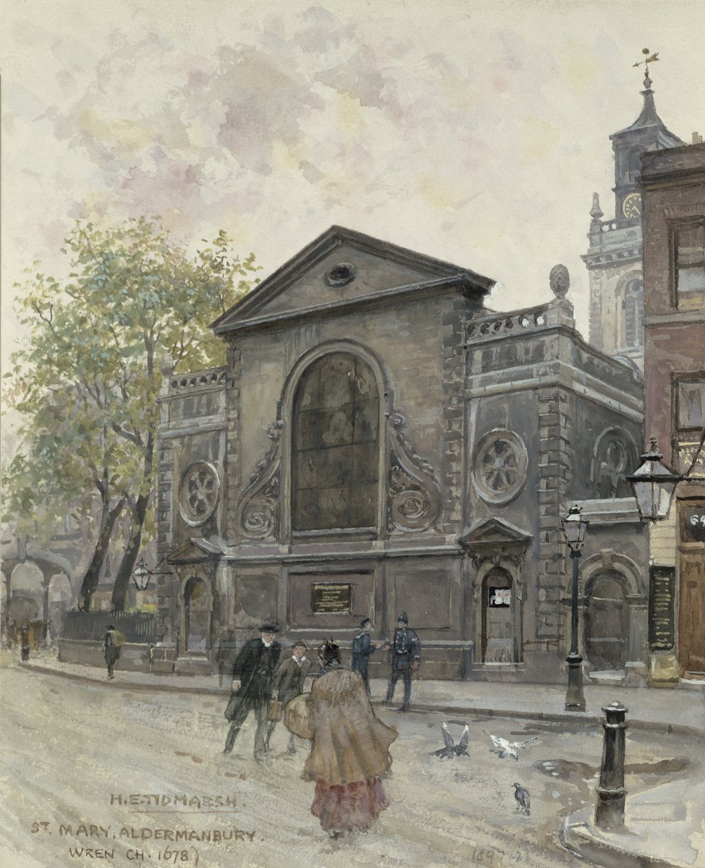 Aziz Mary Aldermanbury by Henry Edward Tidmarsh