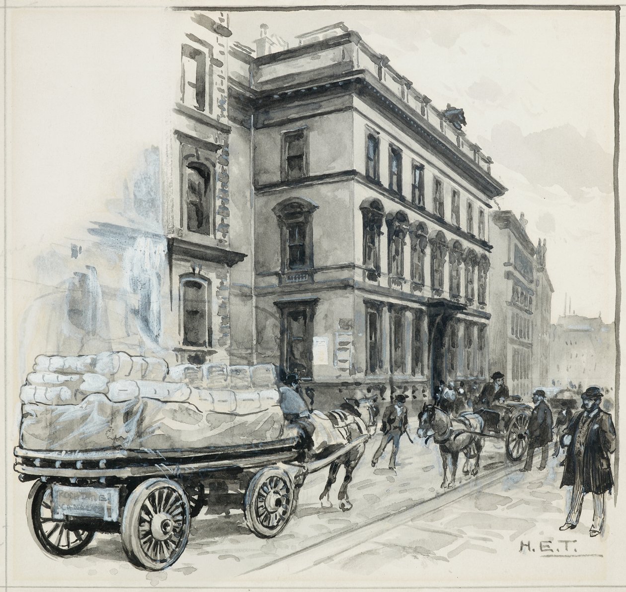 Teknik Okul, Prenses Sokağı by Henry Edward Tidmarsh