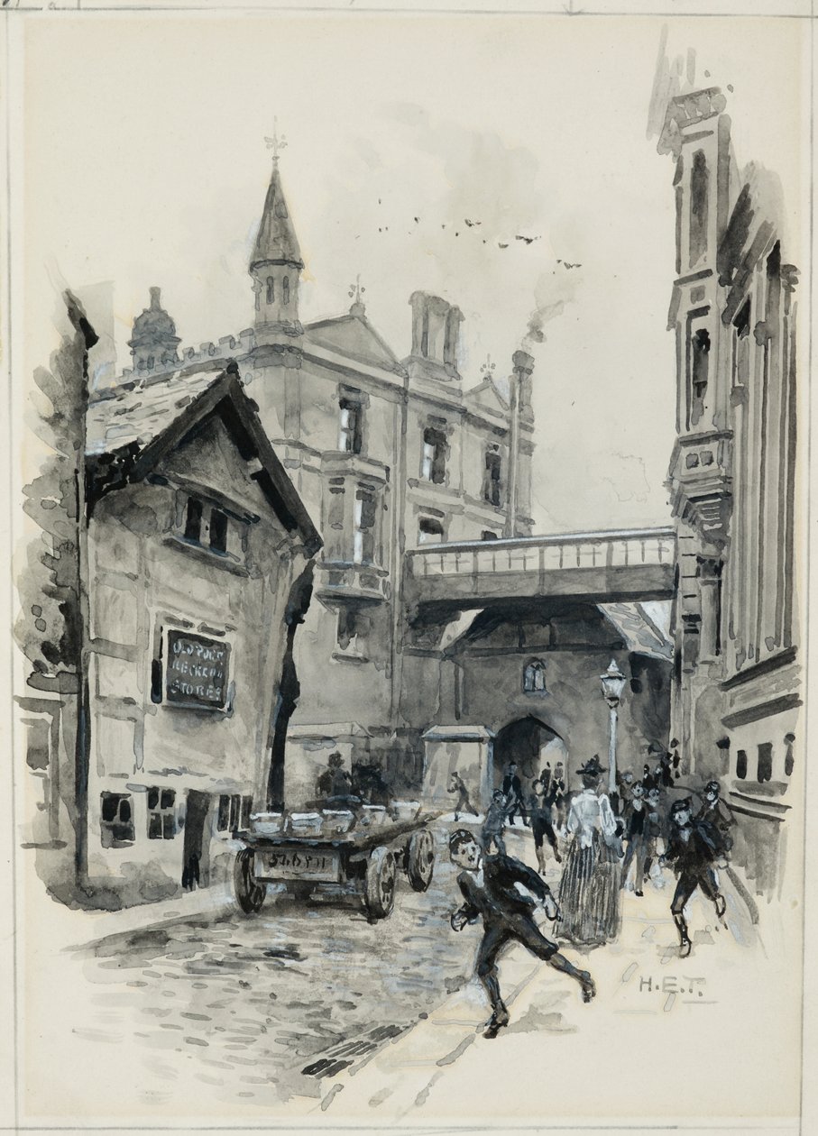 Dilbilgisi Okulu Kolej Geçidi by Henry Edward Tidmarsh