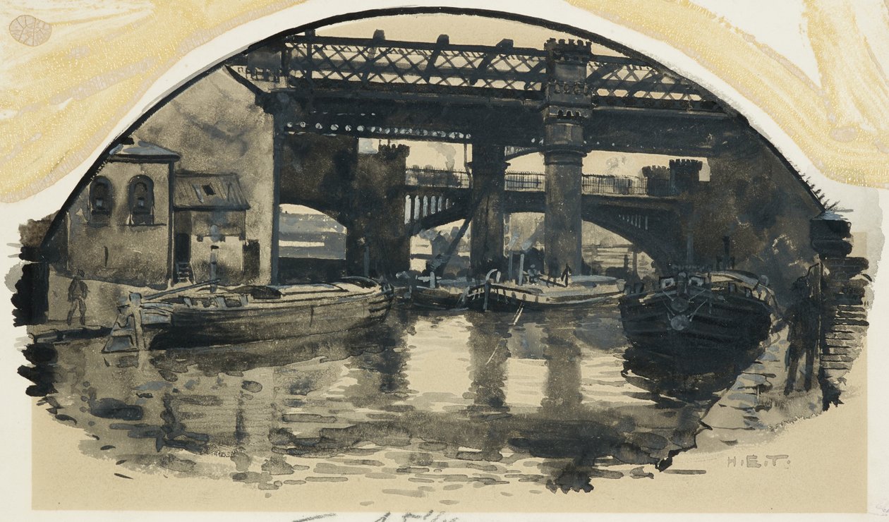 Eski Bridgewater Kanalı Sonu, Castlefield by Henry Edward Tidmarsh