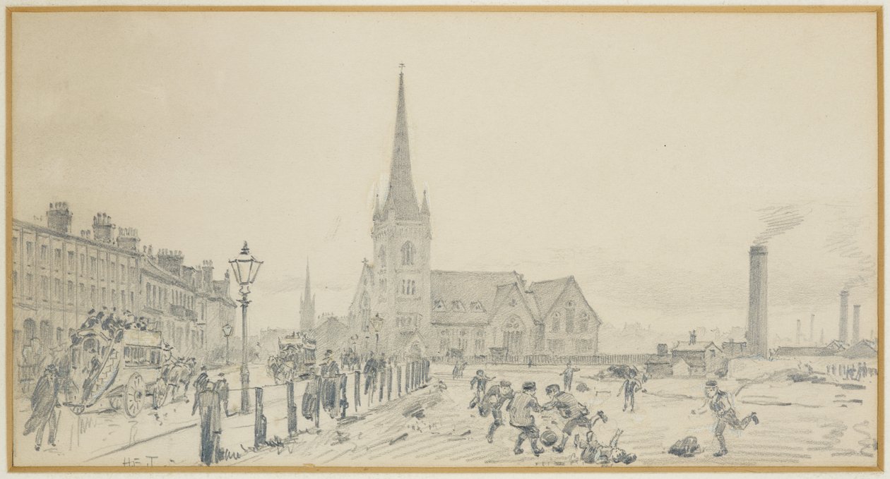 Victoria Wesleyan Şapeli, Cheetham Tepesi Yolu by Henry Edward Tidmarsh