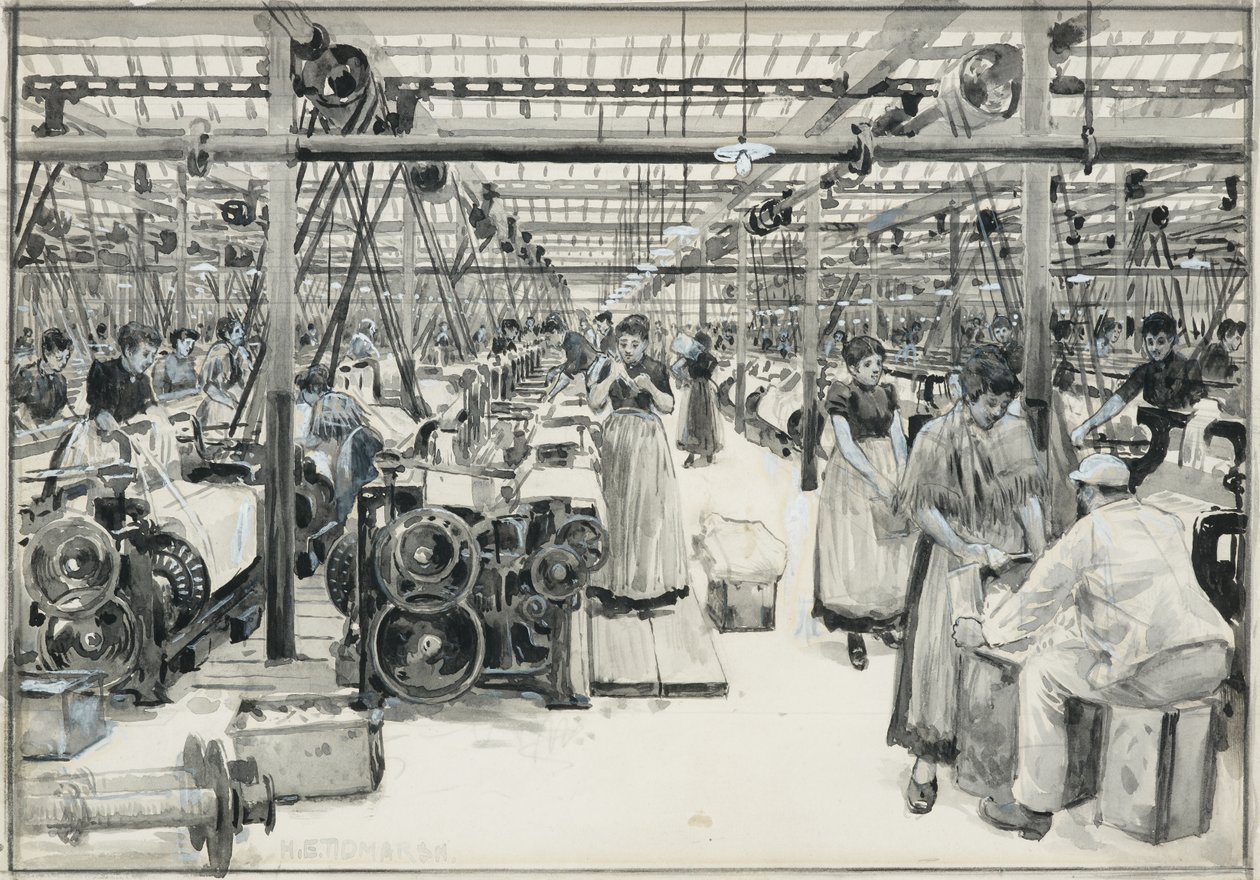 Dokuma Hangarları, Howarth's Mills by Henry Edward Tidmarsh