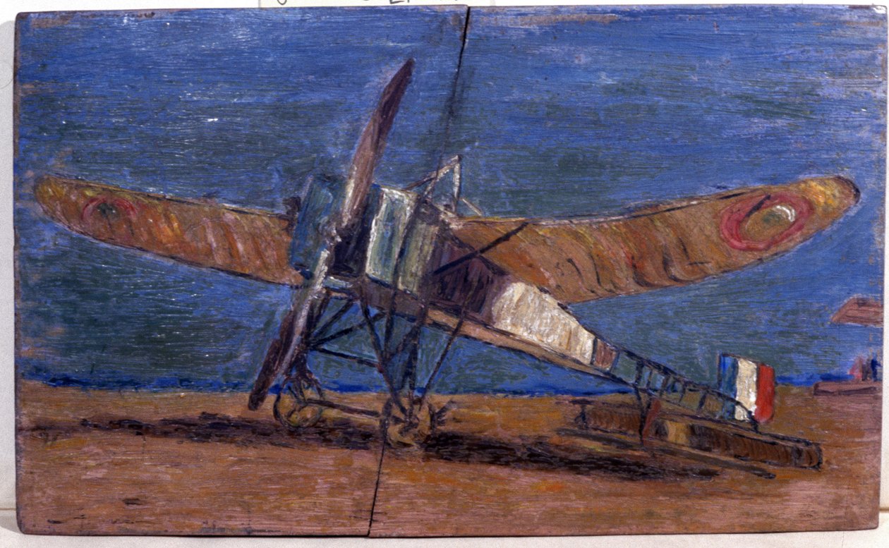Tek kanatlı Bleriot XI by Henry Farre