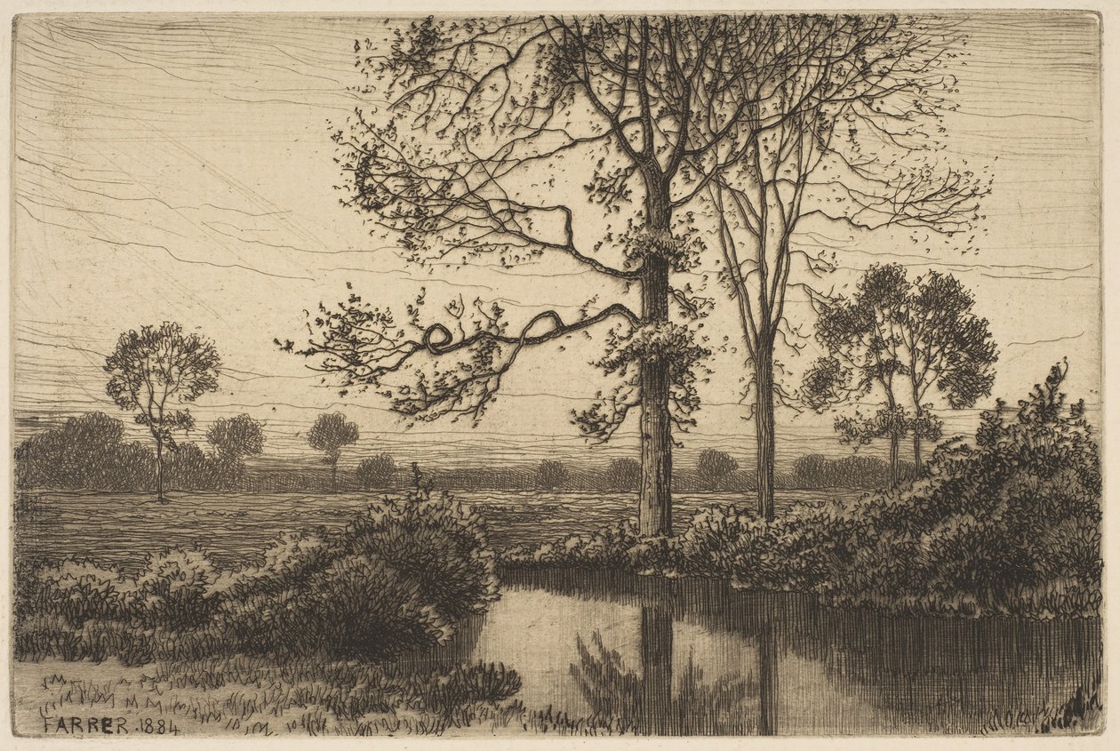 Sonbaharlar Gri ve Melankoli, 1884. by Henry Farrer
