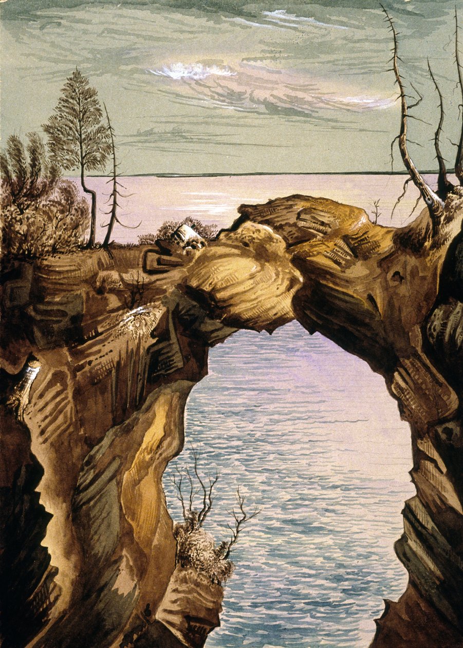 Manzara (kağıt üzerinde wc) by Henry Francis Ainslie