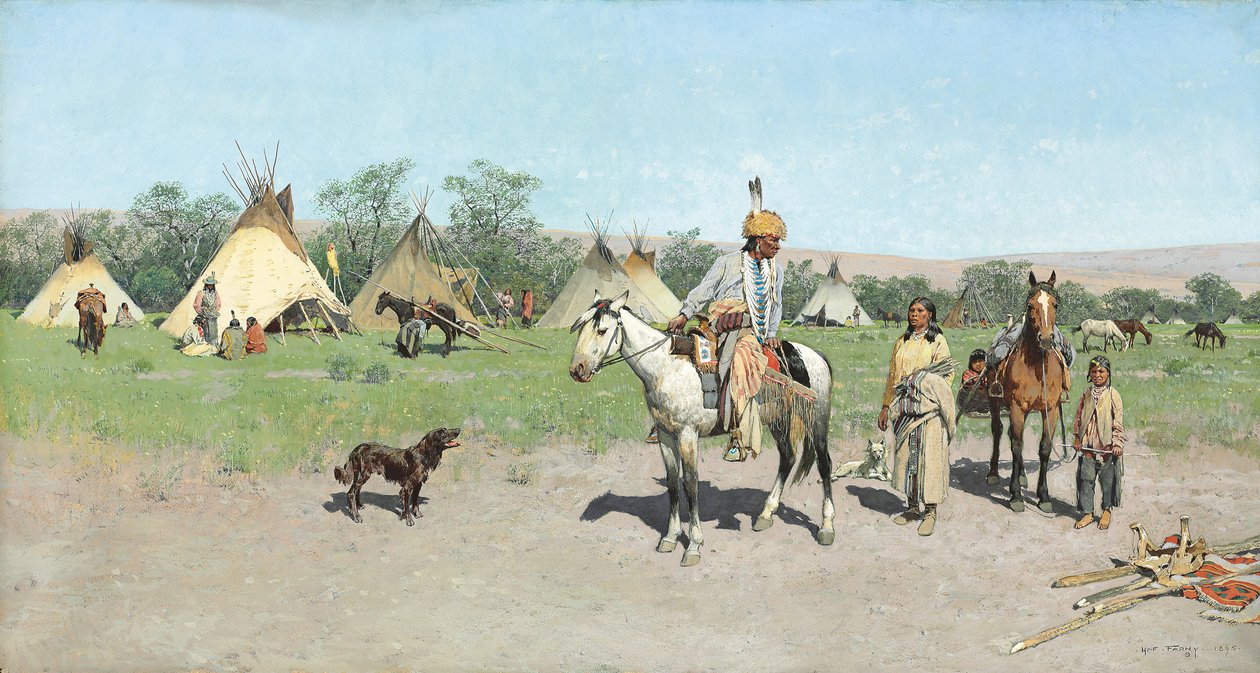 Yeni Meralarda, 1895 by Henry Francois Farny