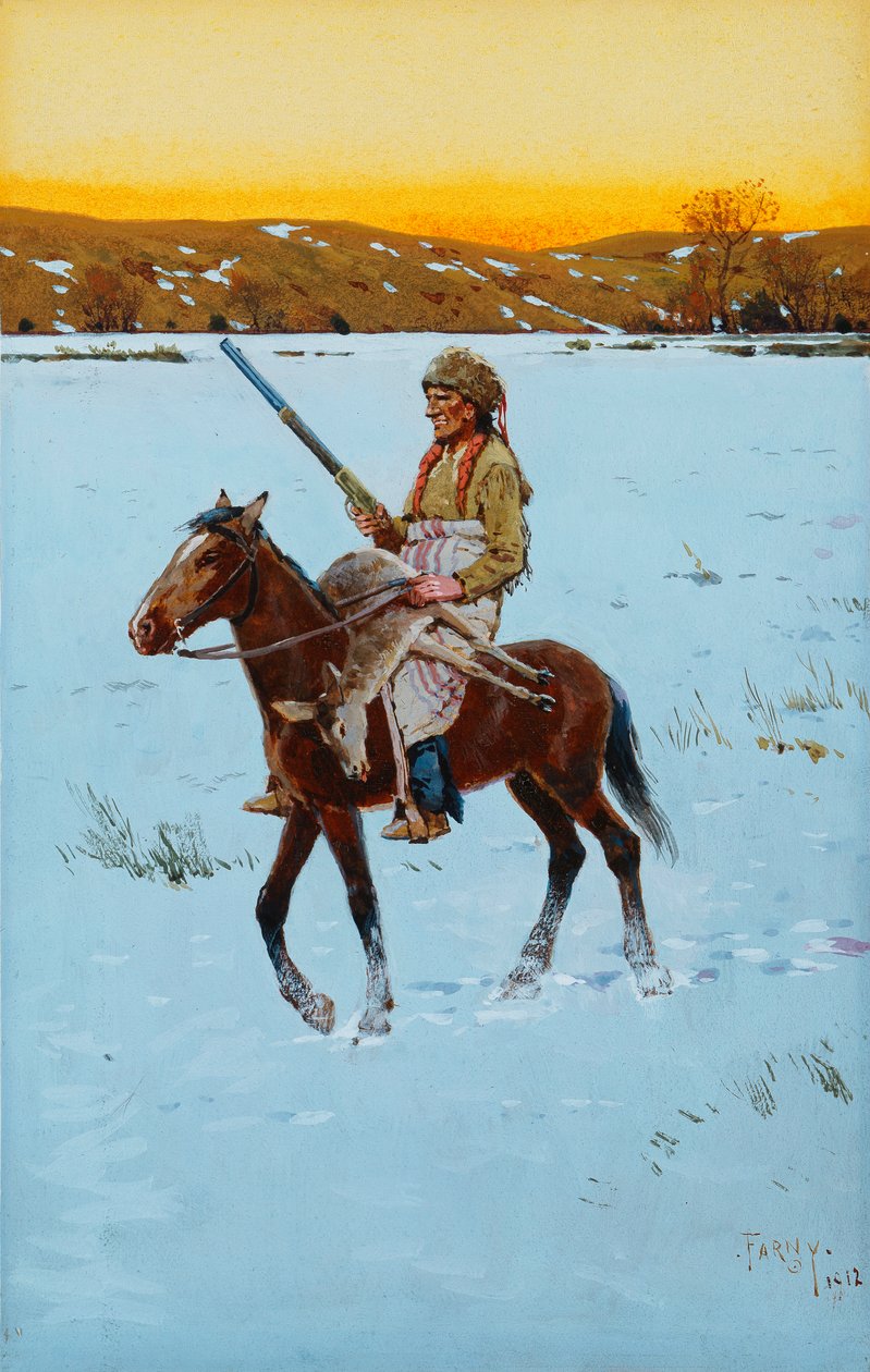 Avdan Dönen Kızılderili, 1912 by Henry Francois Farny