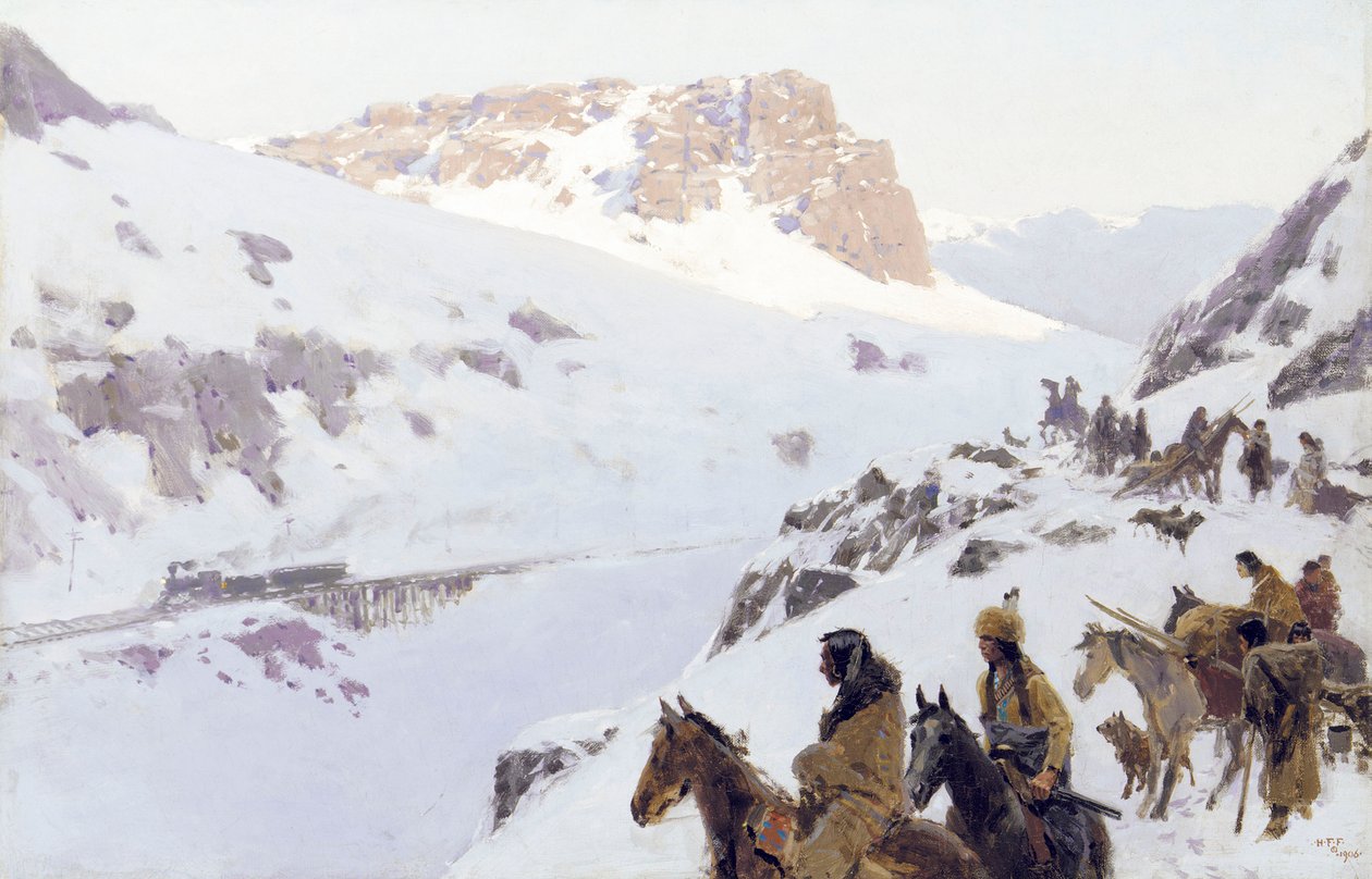 Yeni Bir Günün Sabahı, 1906 by Henry Francois Farny