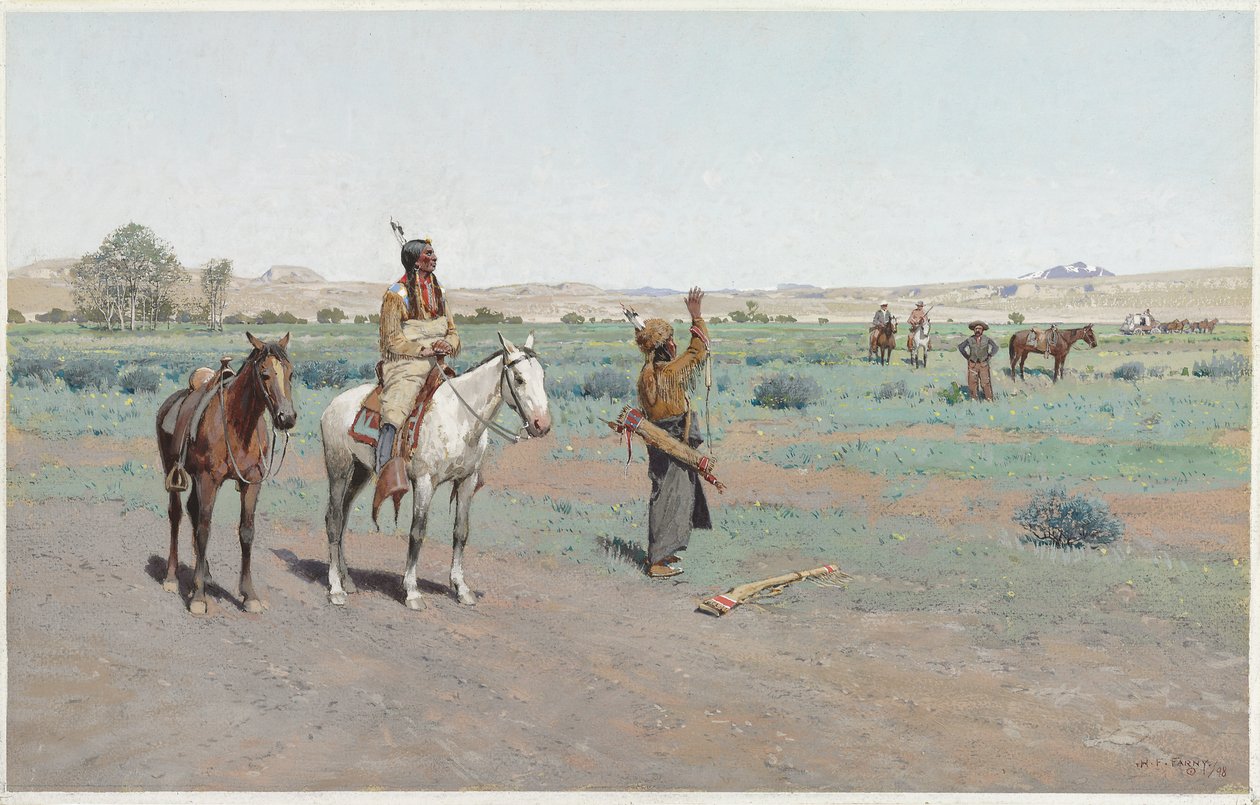 Barış İşareti, 1898 by Henry Francois Farny