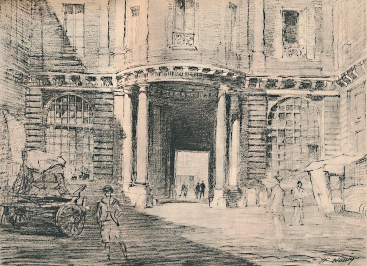Kimsesiz saraylarla çift sıralı, c1927, 1927 by Henry Franks Waring