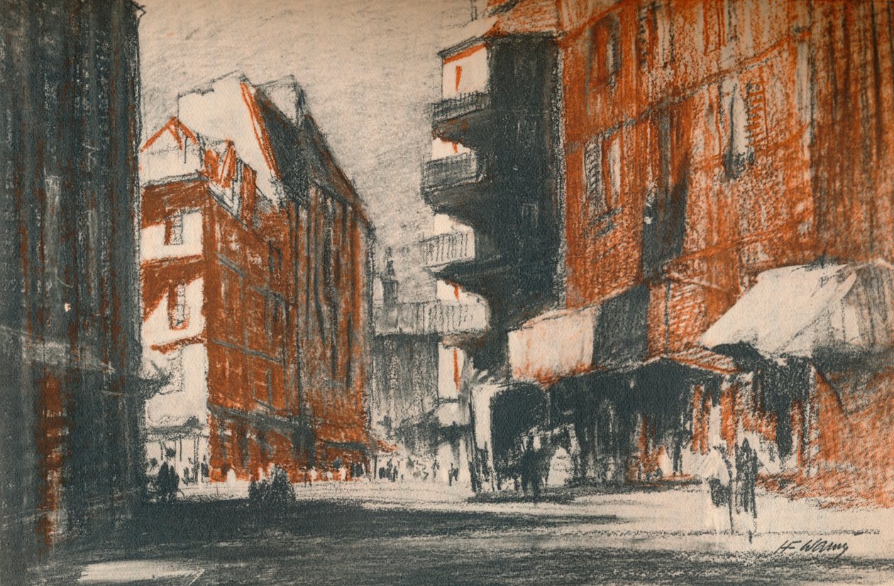 Bu yabancı görünümlü sokaklar, c1927, 1927 by Henry Franks Waring