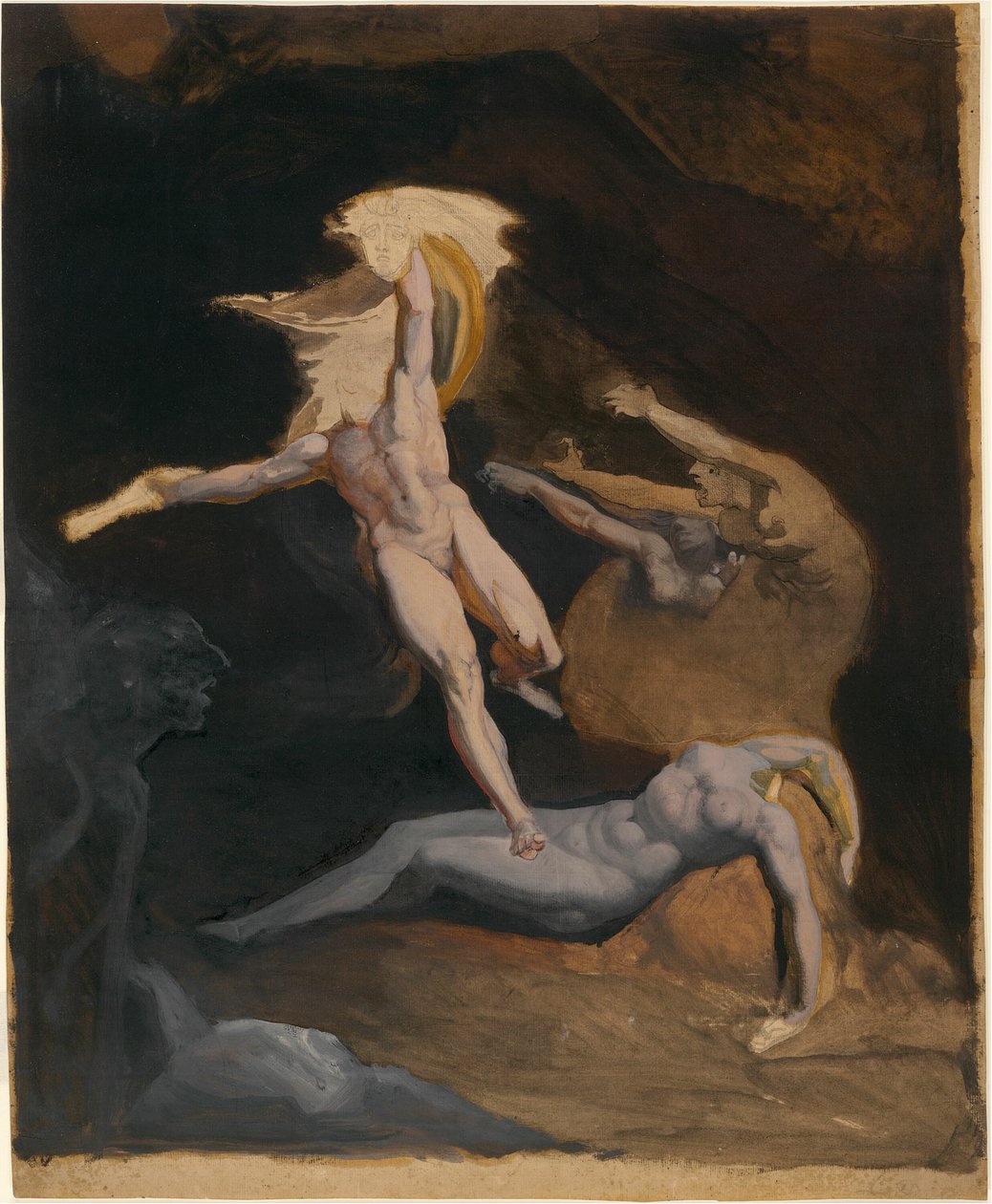 Gorgonların Mağarasından Başlayan Perseus by Johann Heinrich Füssli