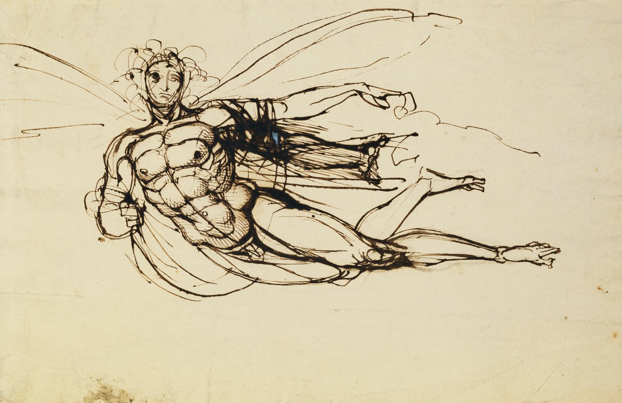 şeytan by Johann Heinrich Füssli