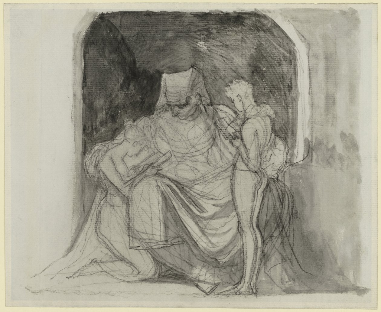 Bilginin Ruhu by Johann Heinrich Füssli