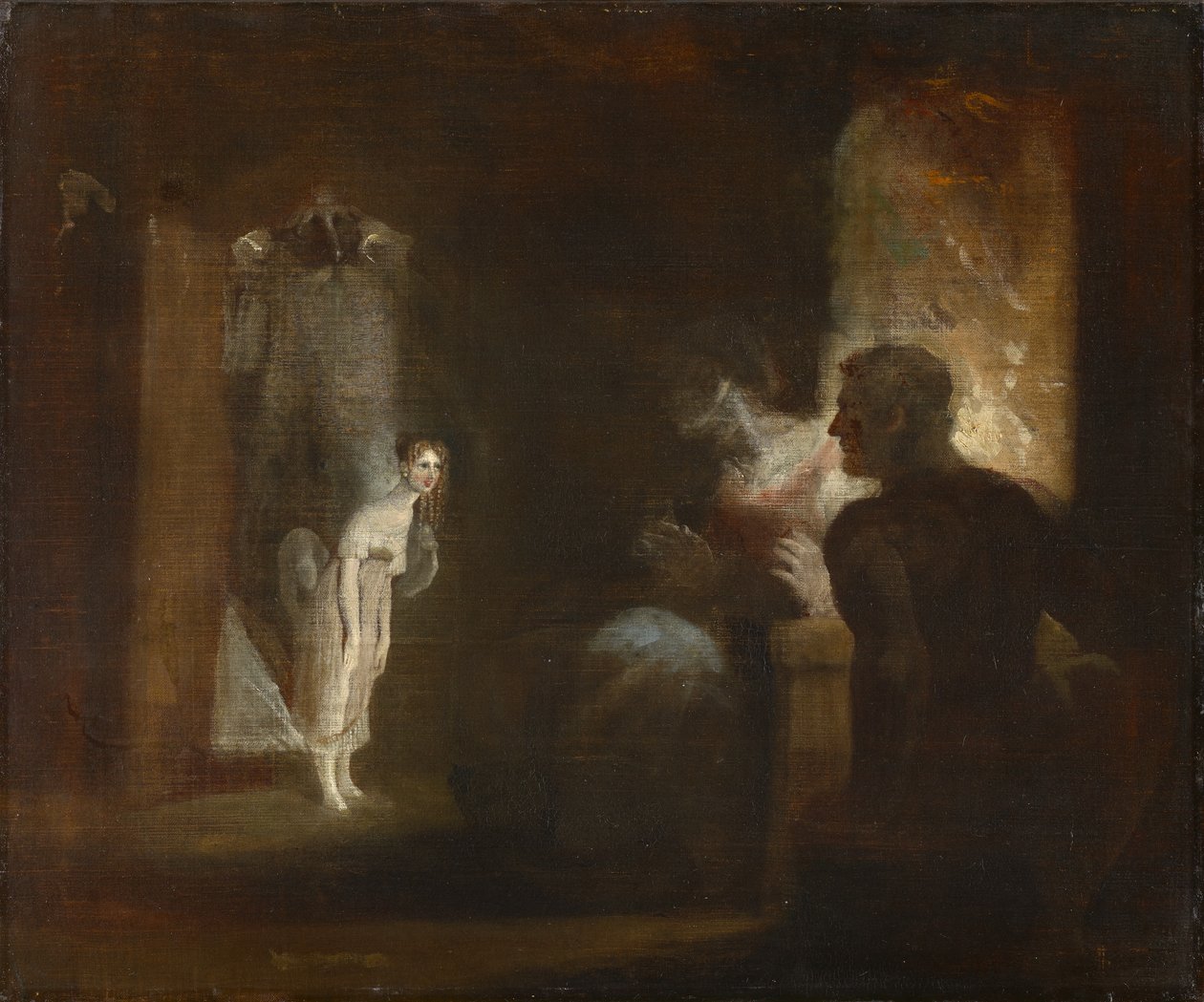 Undine, Balıkçı ve Karısının Evine Giriyor, 1821 by Johann Heinrich Füssli