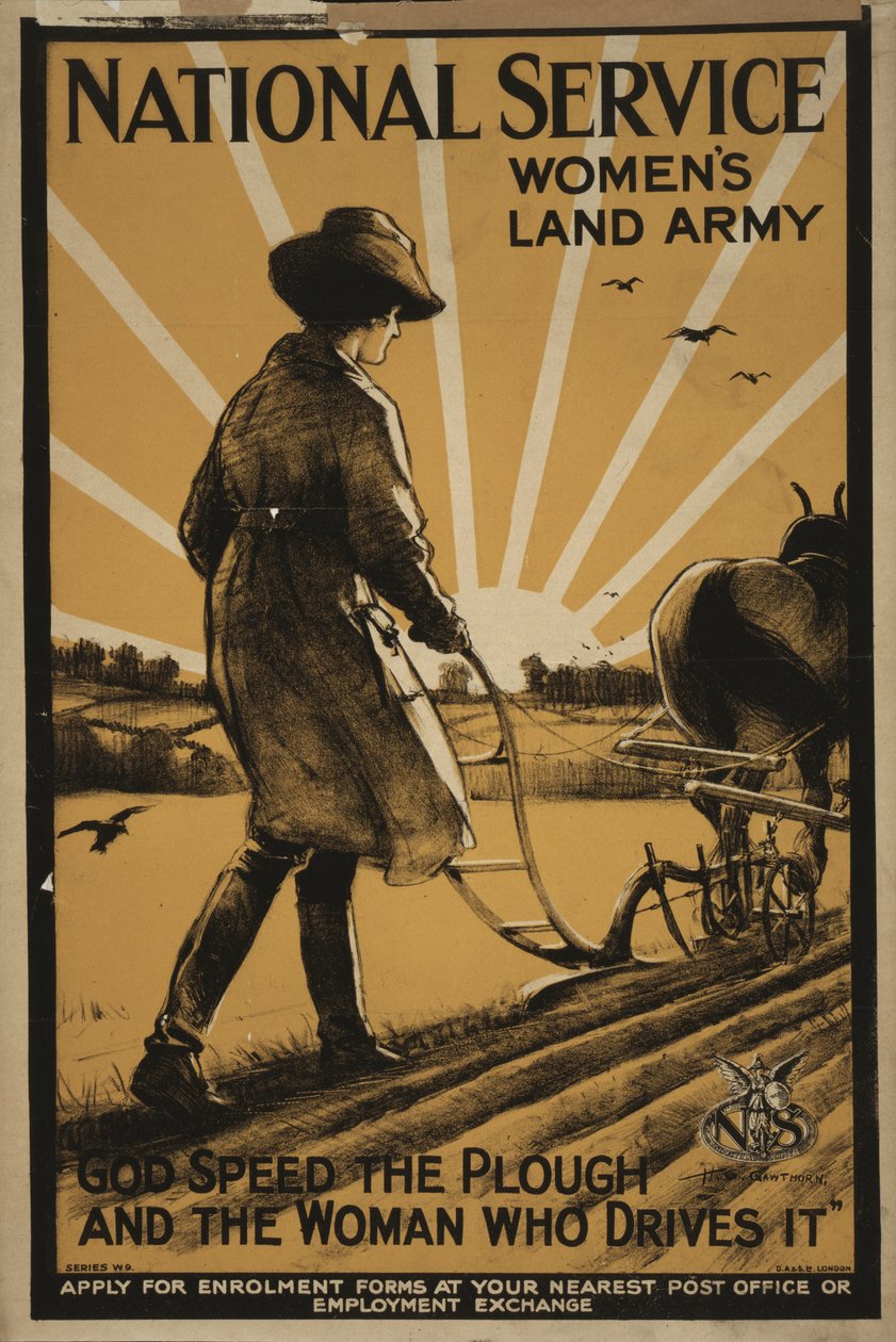 Ulusal Hizmet Kadın Kara Ordusu, 1917 by Henry George Gawthorn