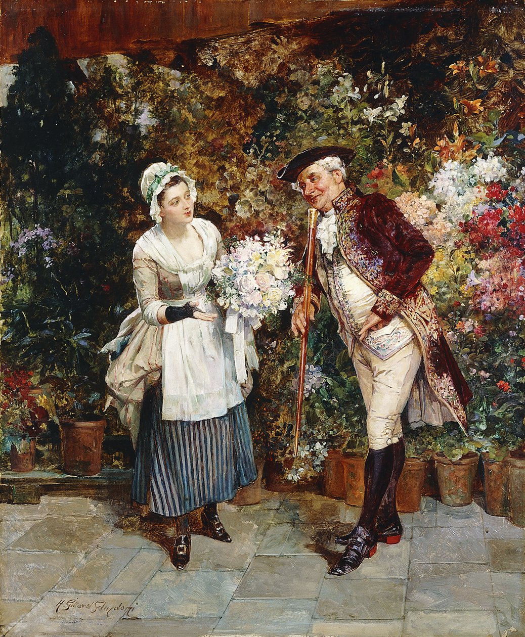 Çiçek Kız, by Henry Gillard Glindoni