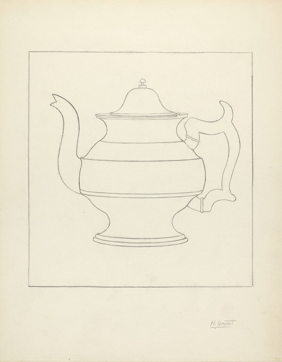kalaylı sürahi by Henry Granet