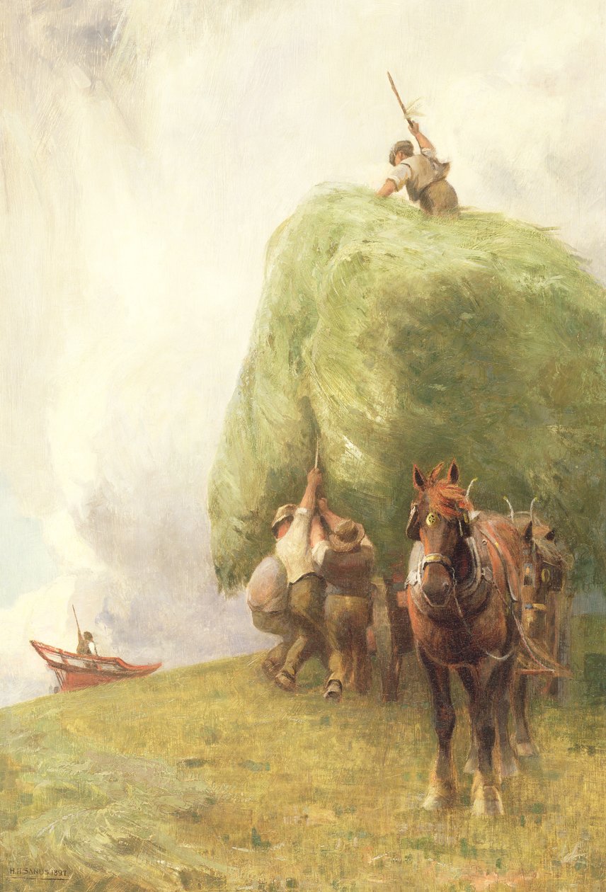 Vagonu Halatlamak, 1897 by Henry H. Sands