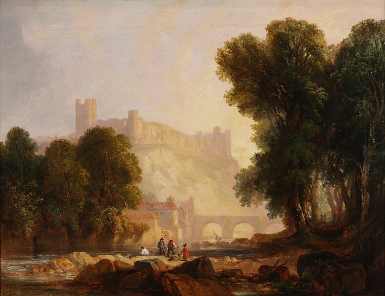 Richmond Kalesi, Yorkshire by Henry Harris Lines