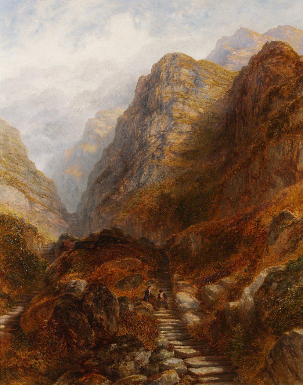 Barmouth, Galler yakınlarındaki Roma Merdivenleri by Henry Harris Lines