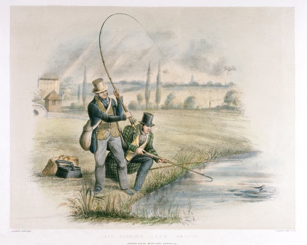 Jack Fishing, Lea Bridge, 