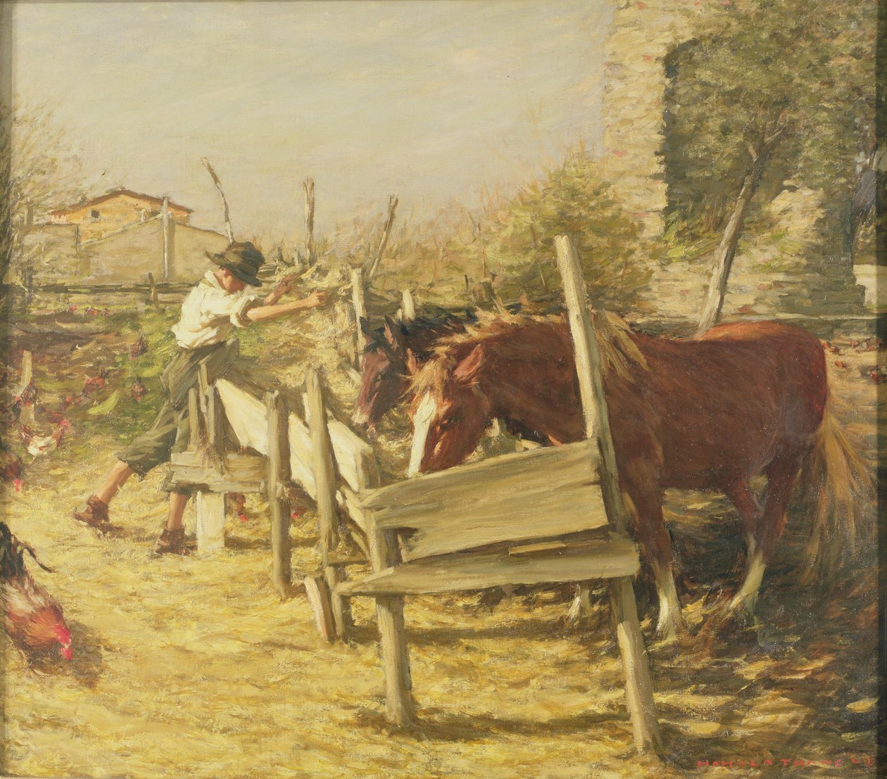 Appian Yolu by Henry Herbert La Thangue