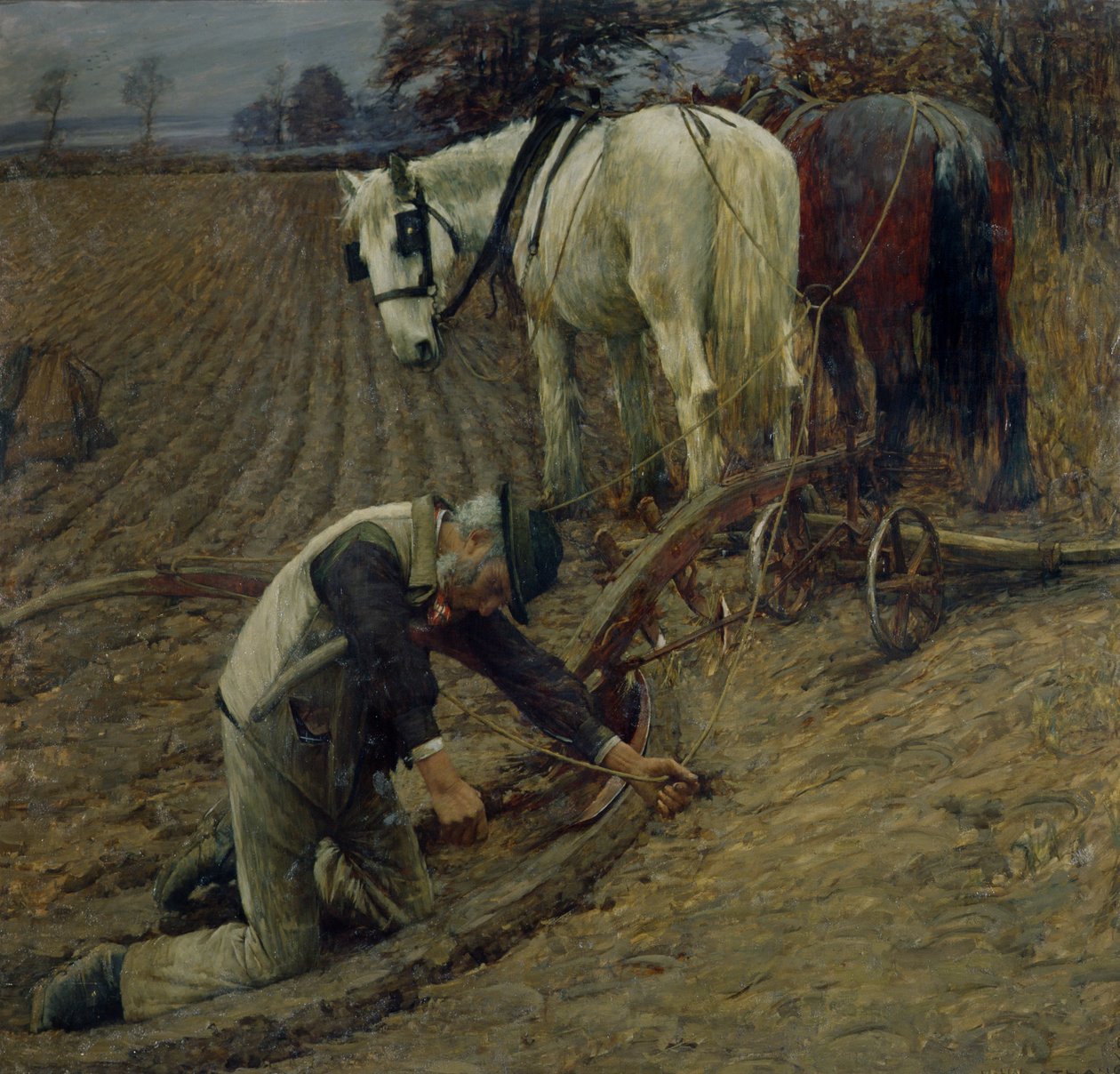 ದಿ ಲಾಸ್ಟ್ ಫರೋ, 1895 ಟರ್ಕ್ by Henry Herbert La Thangue